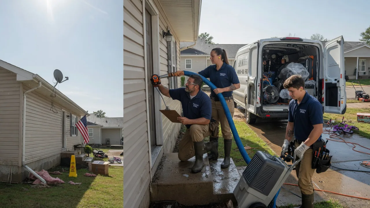 Ceiling Water Damage Restoration in Reva, SD near me